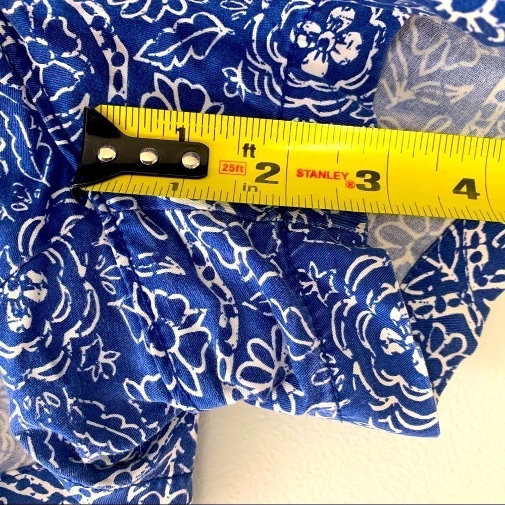 Old Navy Shorts Blue White Geometric Size 2 - Picture 8 of 10